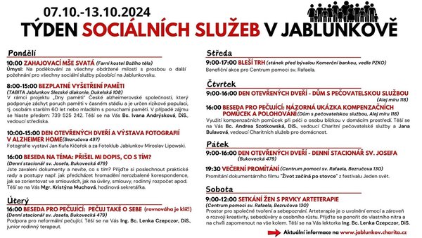 Týden sociálních služeb v Jablunkově 2024