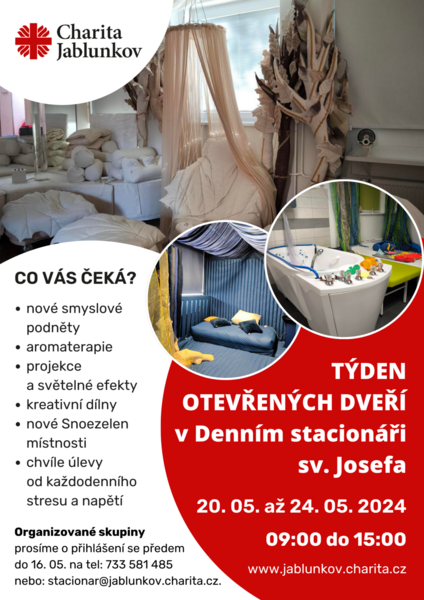 Týden otevřených dvěří stacionář 2024