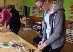 brigáda balení koláčů