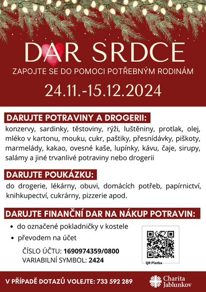 DAR SRDCE 2024 detailně