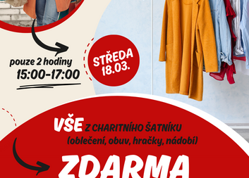 HAPPY HOUR - vše ze šatníku zdarma