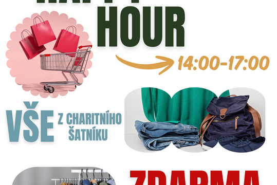 HAPPY HOUR - vše ZDARMA