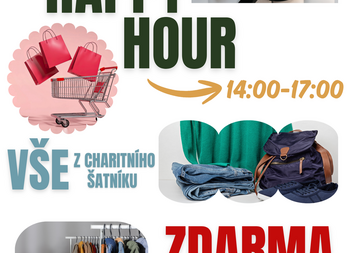 HAPPY HOUR - 3 hodiny = vše ZDARMA