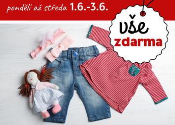 Výprodej šatníku - dětské oblečení ZDARMA